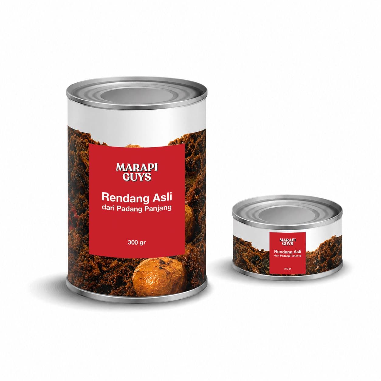 Preview kemasan kaleng Rendang Rantau